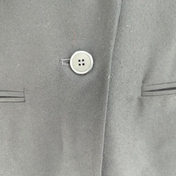 VTG Pendleton Blazer Womens 10 Black Wool USA Oversized Workwear Career Classic - Picture 9 of 12